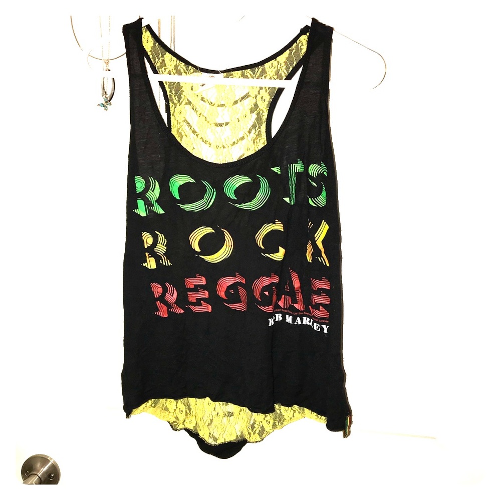 Bob Marley Wear tank top ❤️💚💛 ROOTS ROCK REGGAE